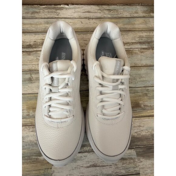 Brooks Addiction Walker 2 Women's White Leather Walking Shoes Lace-Up Sz 11 NIB - Picture 3 of 14